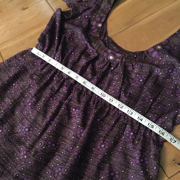 100% Silk Fairy Grunge OAK Babydoll Tank Top - Medium - Picture 14 of 16